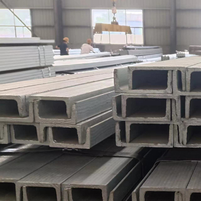 Customization Length Hot Rolled Channel Steel For Building Construction Galvanised U Channel